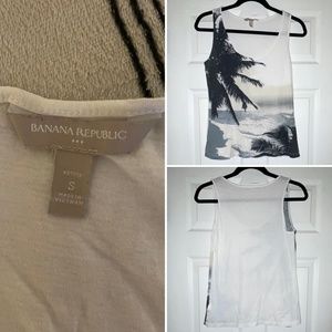 Banana Republic - Palm Tree Scene Tank Top